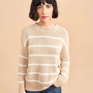La Ligne Marina Sweater - Camel/Cream